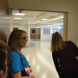 Visitors get a sneak peek at the new Birth Center.